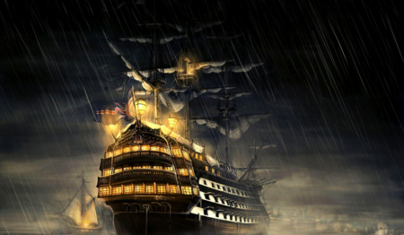 لوحة Heavy Rain – قطعة واحدة – برشة أحجام | ديكور دارك