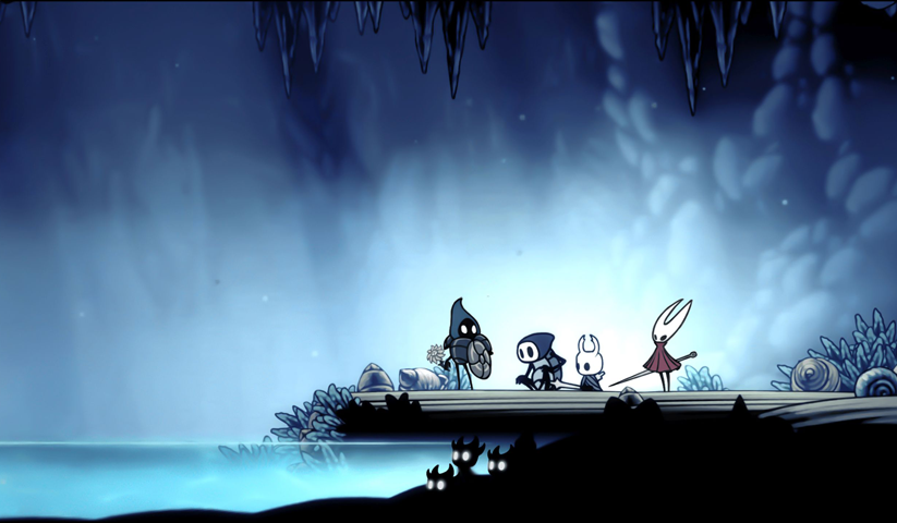 لوحة Hollow Knight – قطعة واحدة – برشة أحجام | ديكور دارك