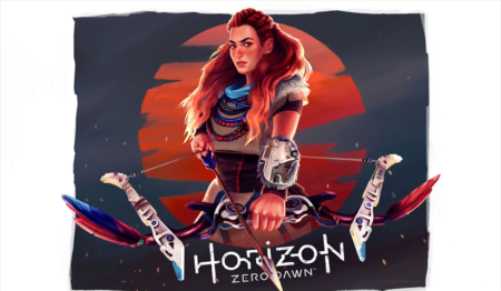 لوحة Horizon Zero Dawn – قطعة واحدة – برشة أحجام | ديكور دارك