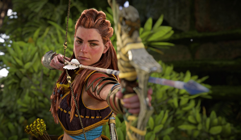 لوحة Horizon Zero Dawn – قطعة واحدة – برشة أحجام | ديكور دارك