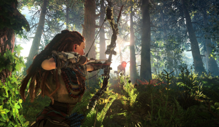لوحة Horizon Zero Dawn – قطعة واحدة – برشة أحجام | ديكور دارك