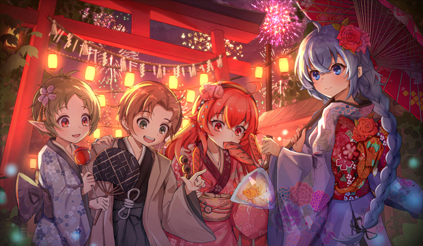 لوحة Jobless Reincarnation – قطعة واحدة – برشة أحجام | ديكور دارك