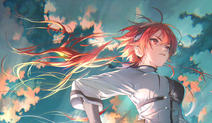 لوحة Jobless Reincarnation – قطعة واحدة – برشة أحجام | ديكور دارك