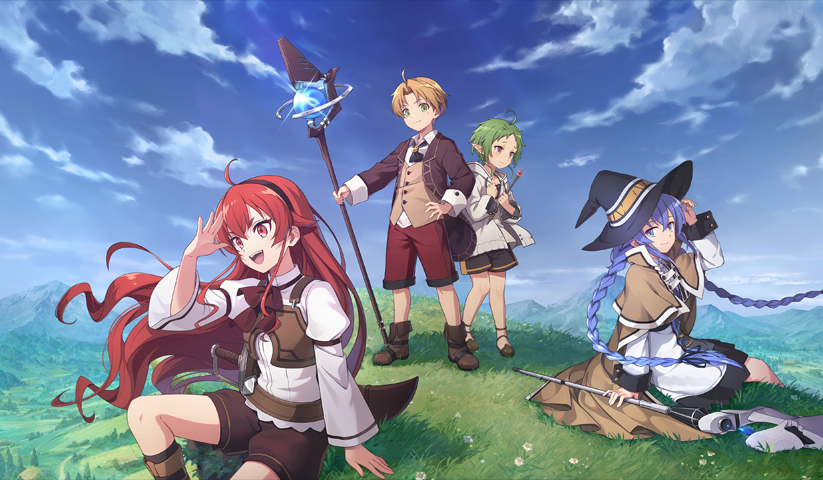 لوحة Jobless Reincarnation – قطعة واحدة – برشة أحجام | ديكور دارك