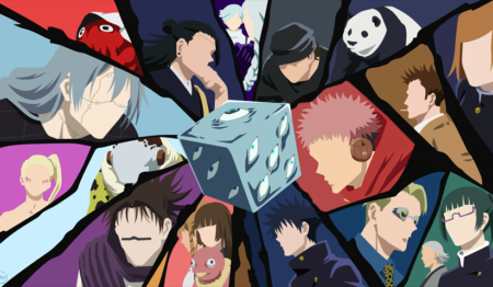 لوحة Jujutsu Kaisen – قطعة واحدة – برشة أحجام | ديكور دارك