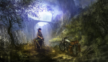 لوحة Kino’s Journey – قطعة واحدة – برشة أحجام | ديكور دارك