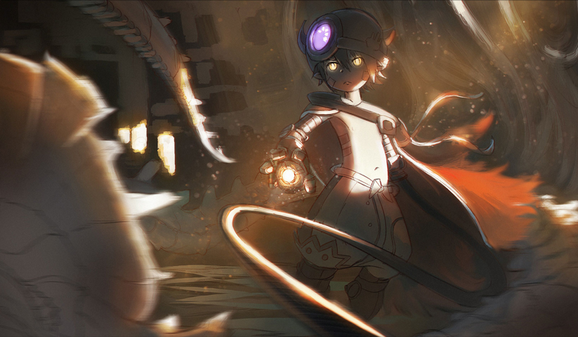 لوحة Made in Abyss – قطعة واحدة – برشة أحجام | ديكور دارك