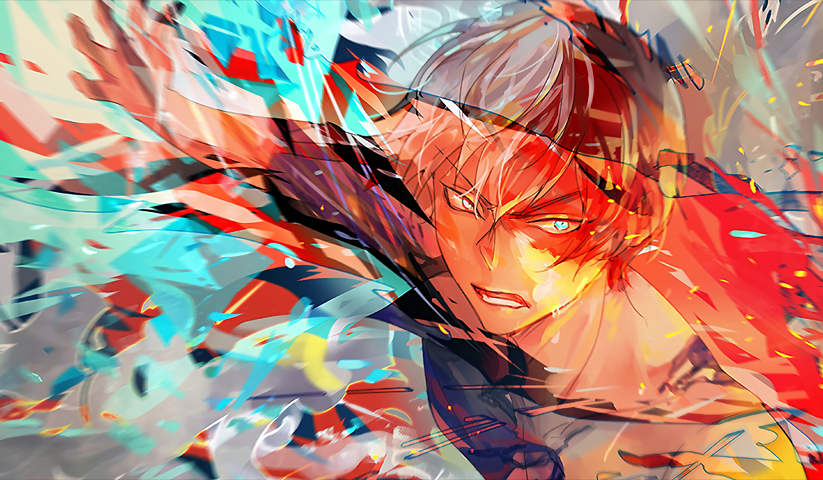 لوحة My Hero Academia – قطعة واحدة – برشة أحجام | ديكور دارك