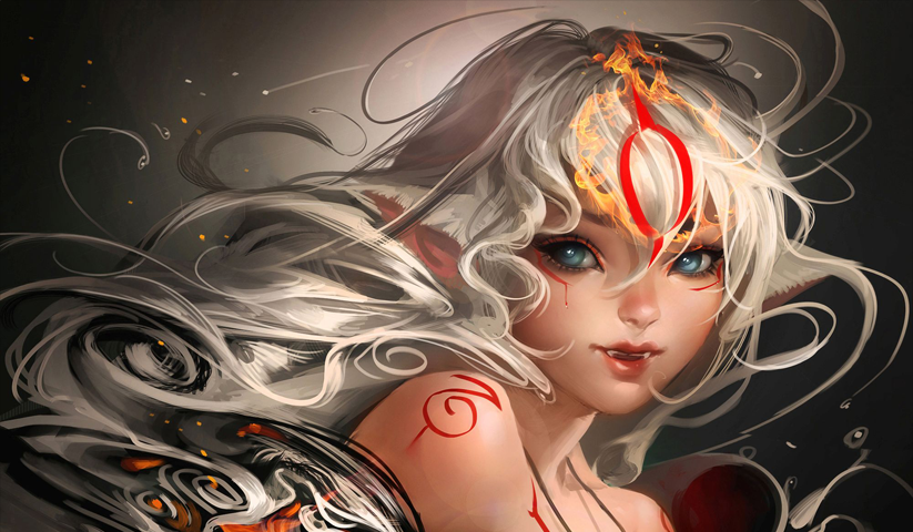 Okami – 1 Panel – Multiple Sizes | Home Decor