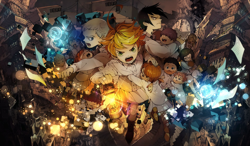 Promised Neverland – 1 Panneau – Plusieurs Tailles | Décoration Maison