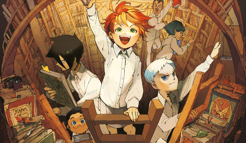 لوحة Promised Neverland – قطعة واحدة – برشة أحجام | ديكور دارك