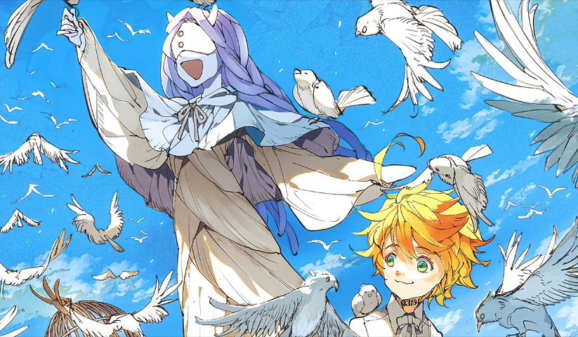 Promised Neverland – 1 Panneau – Plusieurs Tailles | Décoration Maison