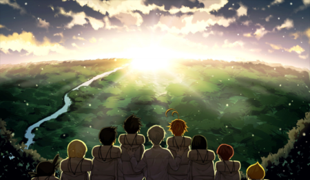 لوحة Promised Neverland – قطعة واحدة – برشة أحجام | ديكور دارك