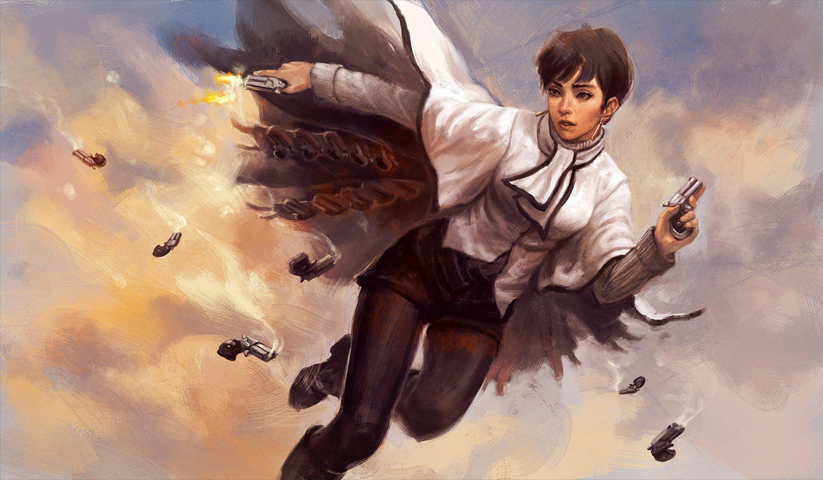 لوحة Trigun – قطعة واحدة – برشة أحجام | ديكور دارك