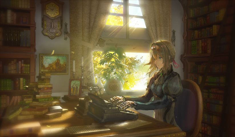 Violet Evergarden – 1 Panneau – Plusieurs Tailles | Décoration Maison