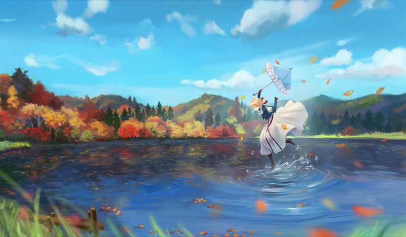 Violet Evergarden – 1 Panneau – Plusieurs Tailles | Décoration Maison