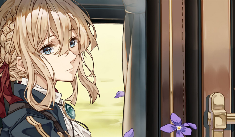 لوحة Violet Evergarden – قطعة واحدة – برشة أحجام | ديكور دارك