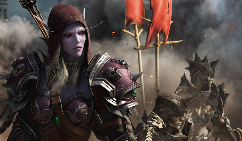 لوحة World of Warcraft – قطعة واحدة – برشة أحجام | ديكور دارك