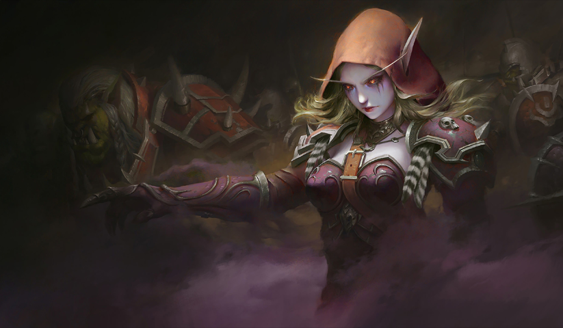 لوحة World of Warcraft – قطعة واحدة – برشة أحجام | ديكور دارك