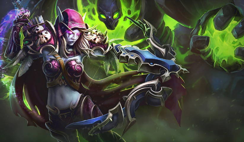 لوحة World of Warcraft – قطعة واحدة – برشة أحجام | ديكور دارك