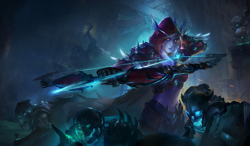 لوحة World of Warcraft – قطعة واحدة – برشة أحجام | ديكور دارك