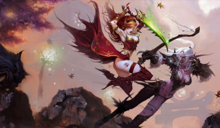 لوحة World of Warcraft – قطعة واحدة – برشة أحجام | ديكور دارك