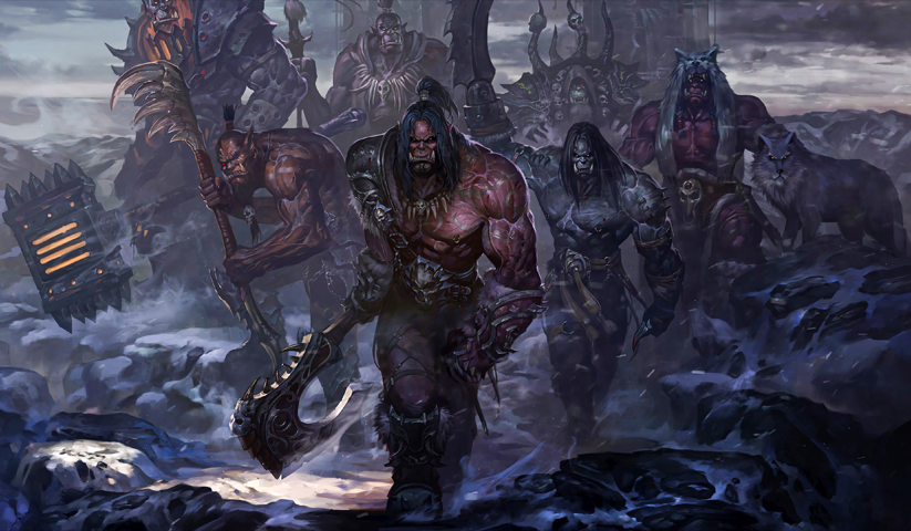 لوحة World of Warcraft – قطعة واحدة – برشة أحجام | ديكور دارك