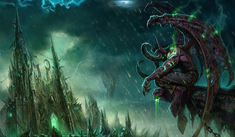 لوحة World of Warcraft – قطعة واحدة – برشة أحجام | ديكور دارك