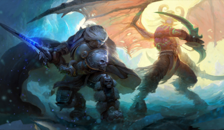 لوحة World of Warcraft – قطعة واحدة – برشة أحجام | ديكور دارك