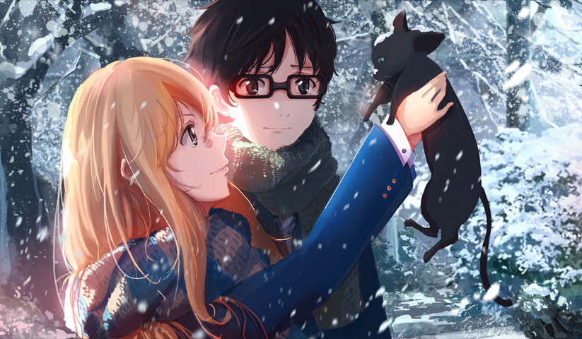 Your Lie in April – 1 Panneau – Plusieurs Tailles | Décoration Maison