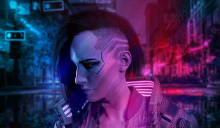 cyberpunk 2077 – 1 Panneau – Plusieurs Tailles | Décoration Maison