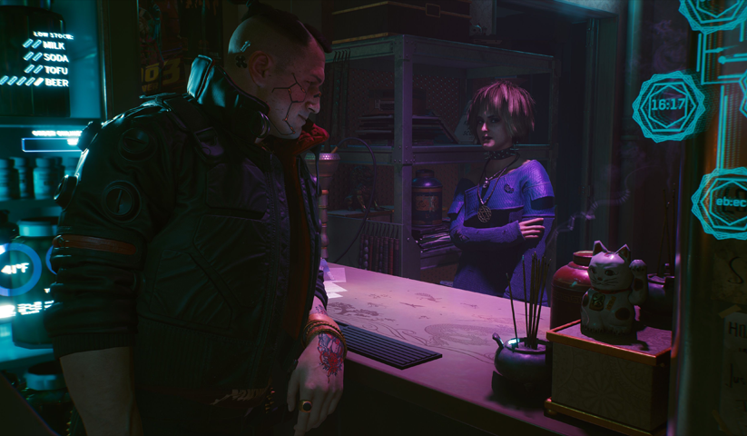 cyberpunk 2077 – 1 Panneau – Plusieurs Tailles | Décoration Maison