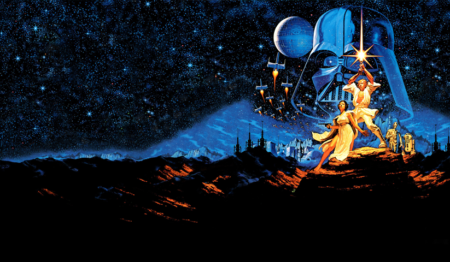 لوحة star wars – قطعة واحدة – برشة أحجام | ديكور دارك