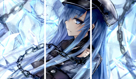 لوحة Akame ga Kill! – ثلاثة قطع – برشة أحجام | ديكور دارك