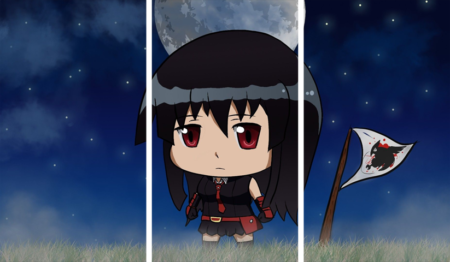 لوحة Akame ga Kill! – ثلاثة قطع – برشة أحجام | ديكور دارك