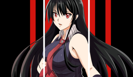 لوحة Akame ga Kill! – ثلاثة قطع – برشة أحجام | ديكور دارك