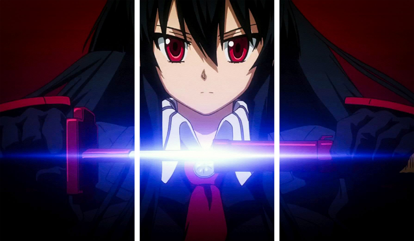 لوحة Akame ga Kill! – ثلاثة قطع – برشة أحجام | ديكور دارك