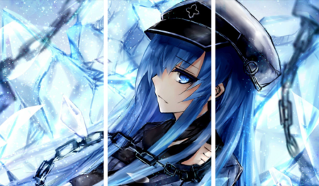 لوحة Akame ga Kill! – ثلاثة قطع – برشة أحجام | ديكور دارك