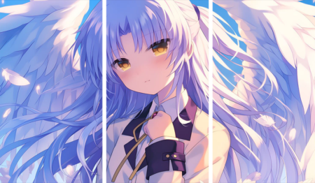 لوحة Angel Beats! – ثلاثة قطع – برشة أحجام | ديكور دارك