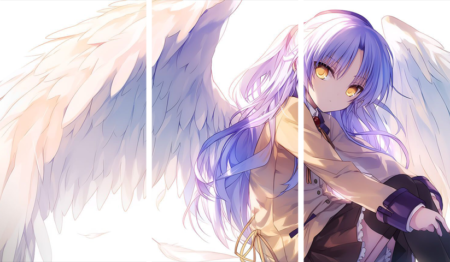 لوحة Angel Beats! – ثلاثة قطع – برشة أحجام | ديكور دارك