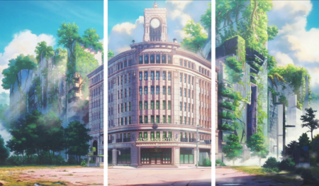 لوحة Apocalypse Hotel – ثلاثة قطع – برشة أحجام | ديكور دارك