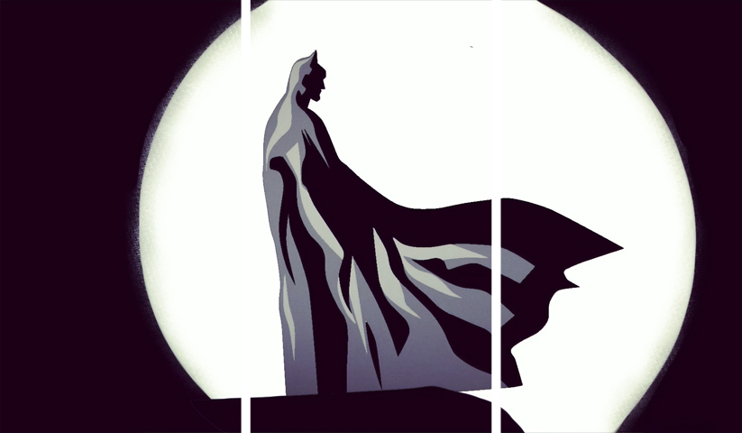 لوحة Batman – ثلاثة قطع – برشة أحجام | ديكور دارك