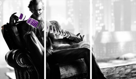 لوحة Batman – ثلاثة قطع – برشة أحجام | ديكور دارك