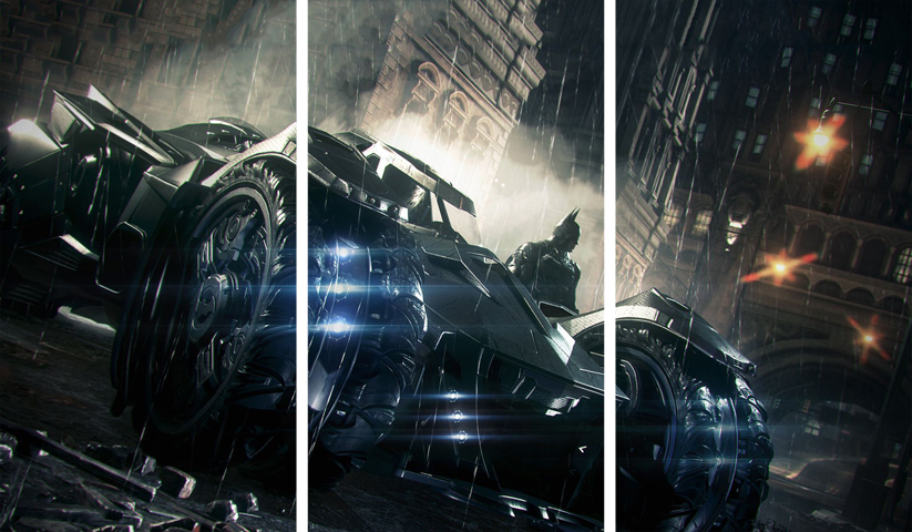 Batman – 3 Panneaux – Plusieurs Tailles | Décoration Maison