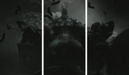 Batman – 3 Panels – Multiple Sizes | Home Decor