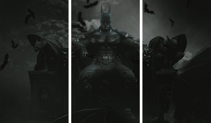 Batman – 3 Panels – Multiple Sizes | Home Decor