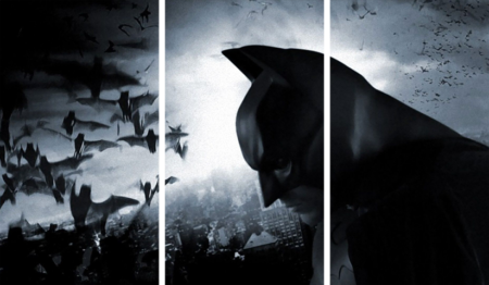 Batman – 3 Panels – Multiple Sizes | Home Decor