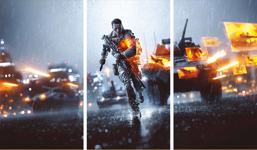 Battlefield – 3 Panneaux – Plusieurs Tailles | Décoration Maison