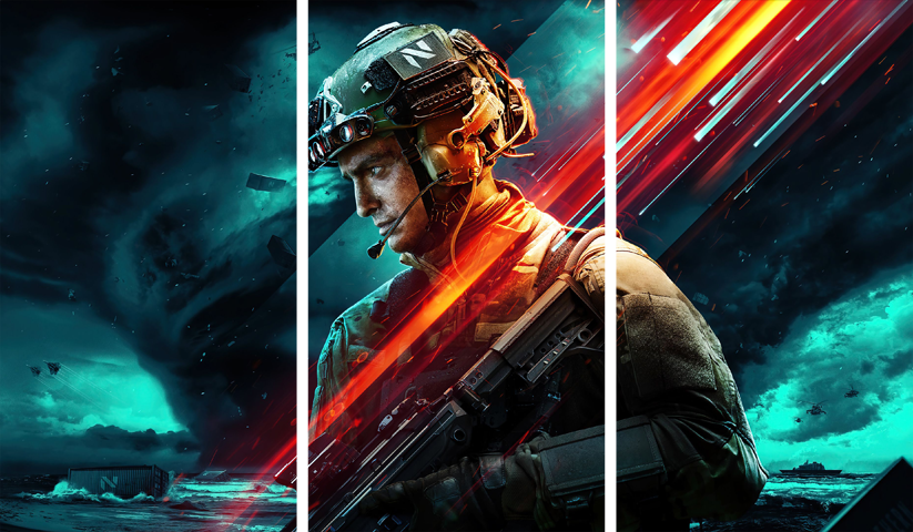 Battlefield – 3 Panneaux – Plusieurs Tailles | Décoration Maison