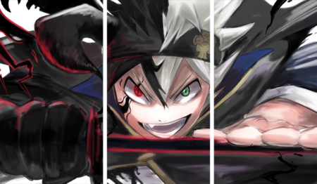 Black Clover – 3 Panels – Multiple Sizes | Home Decor